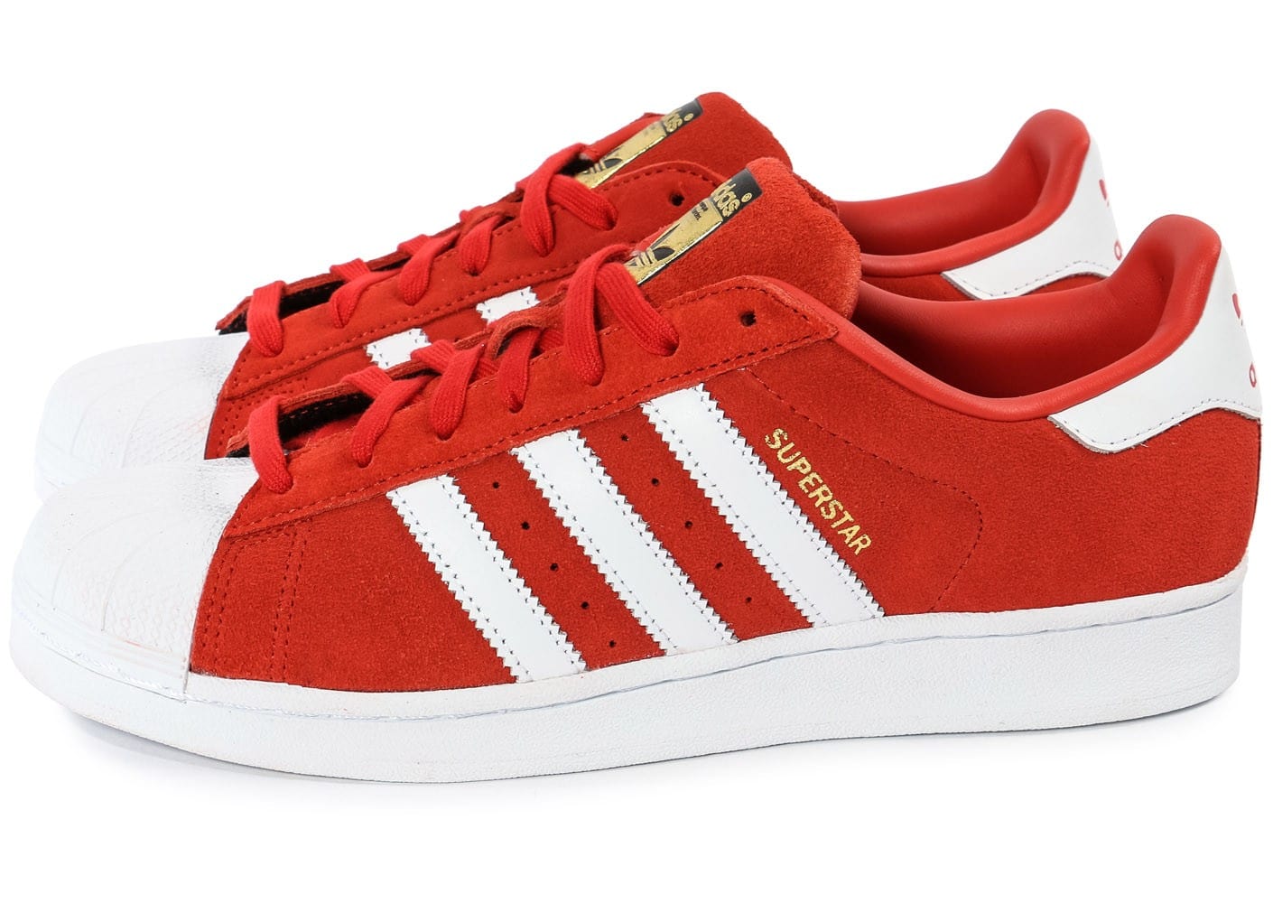 adidas superstar rouge daim